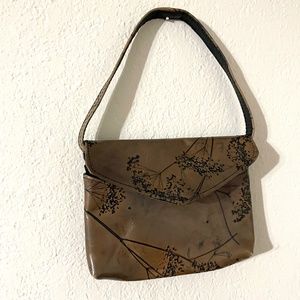 Genuine C.L. Whiting Leaf Leather Hand Purse One-Of-A-Kind